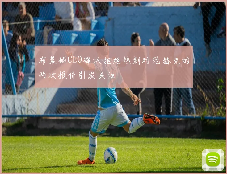 布莱顿CEO确认拒绝热刺对范赫克的两次报价引发关注